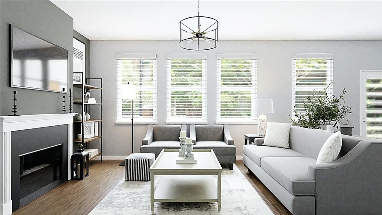 modern stil iç mimari salon tasarımı